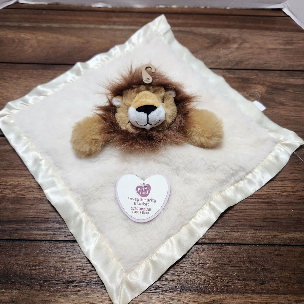 Parents Choice Lions Security Blanket (Brown) NWT
